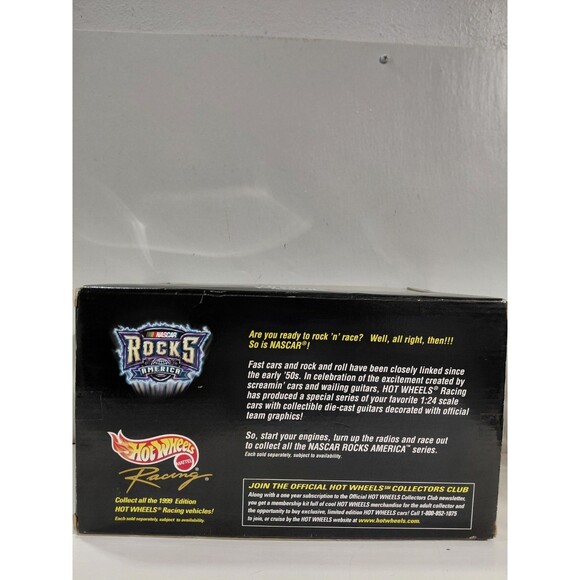 HotWheels Rocks America 1:24 DieCast Kyle Petty 44 Pontiac NASCAR & Guitar w/Box - Picture 6 of 10